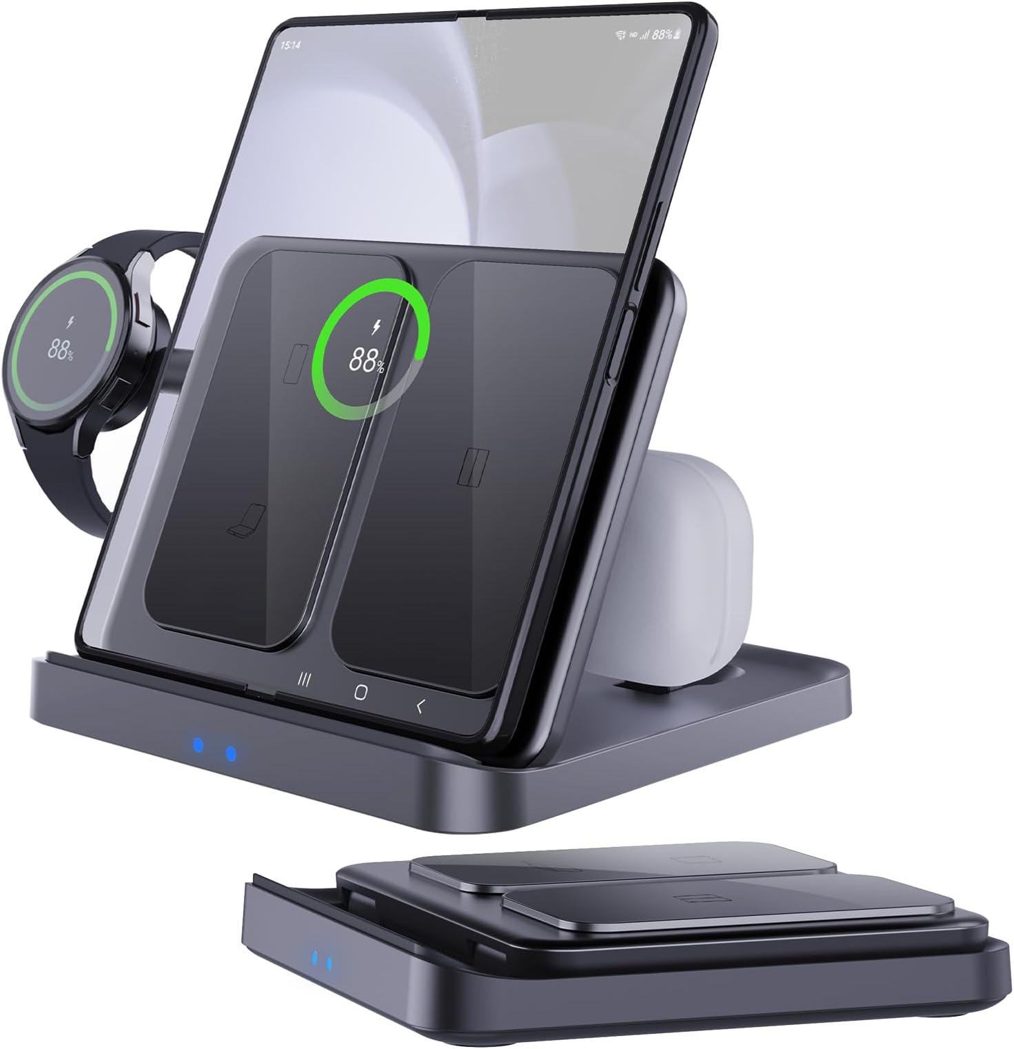 Wireless Charging Stand 3-in-1 – iPhone, Apple Watch & AirPods Charging Dock