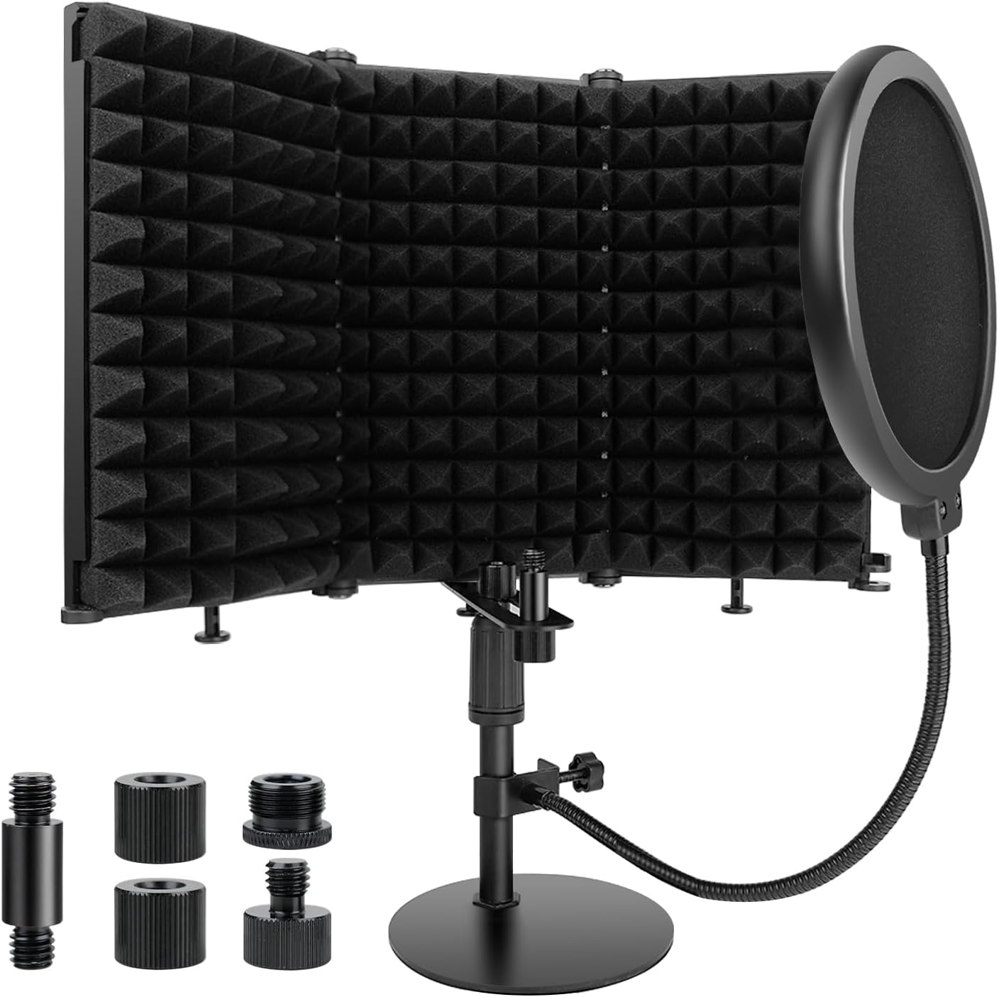 Professional Microphone Foam Isolation Shield – Acoustic Recording Panel