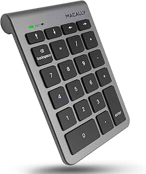 Foldable Wireless Mechanical Numpad – 22-Key USB Number Pad with Backlight