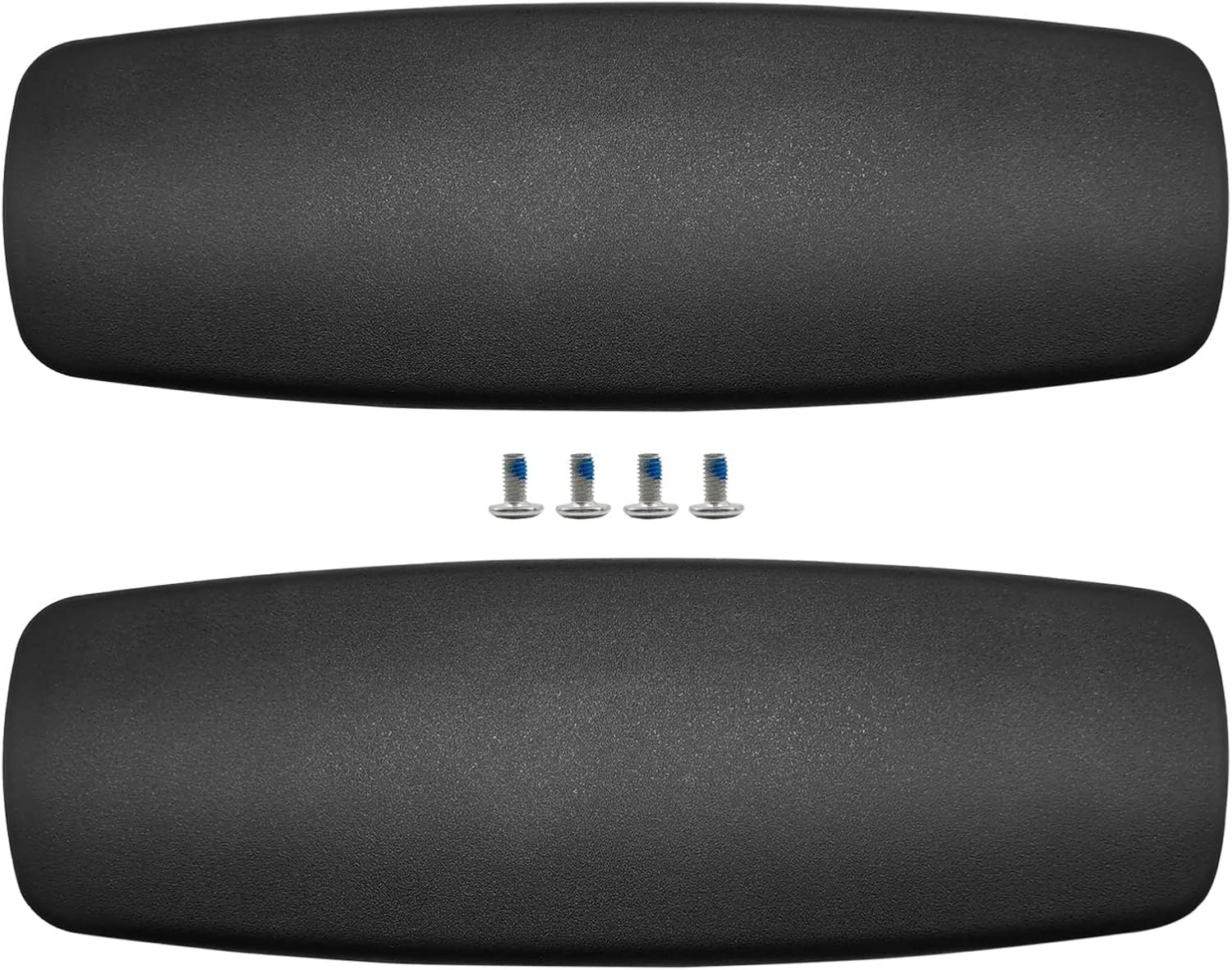 Ergonomic Memory Foam Gaming Chair Armrest Pads 2-Pack – Elbow Cushion Cover