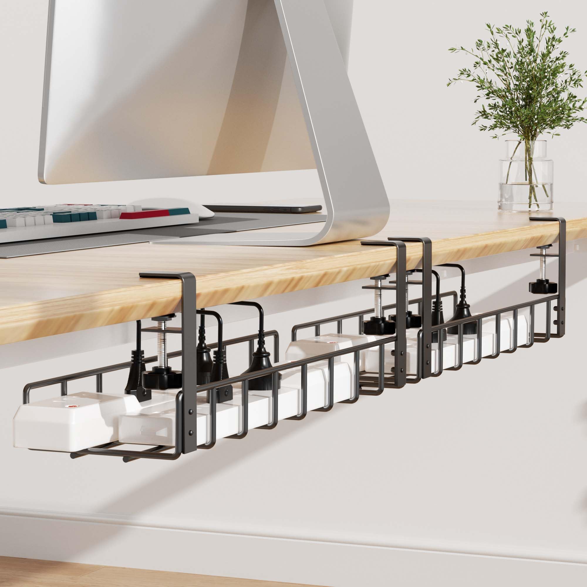Cable Organizer Box – Desktop Power Strip & Cable Management Station