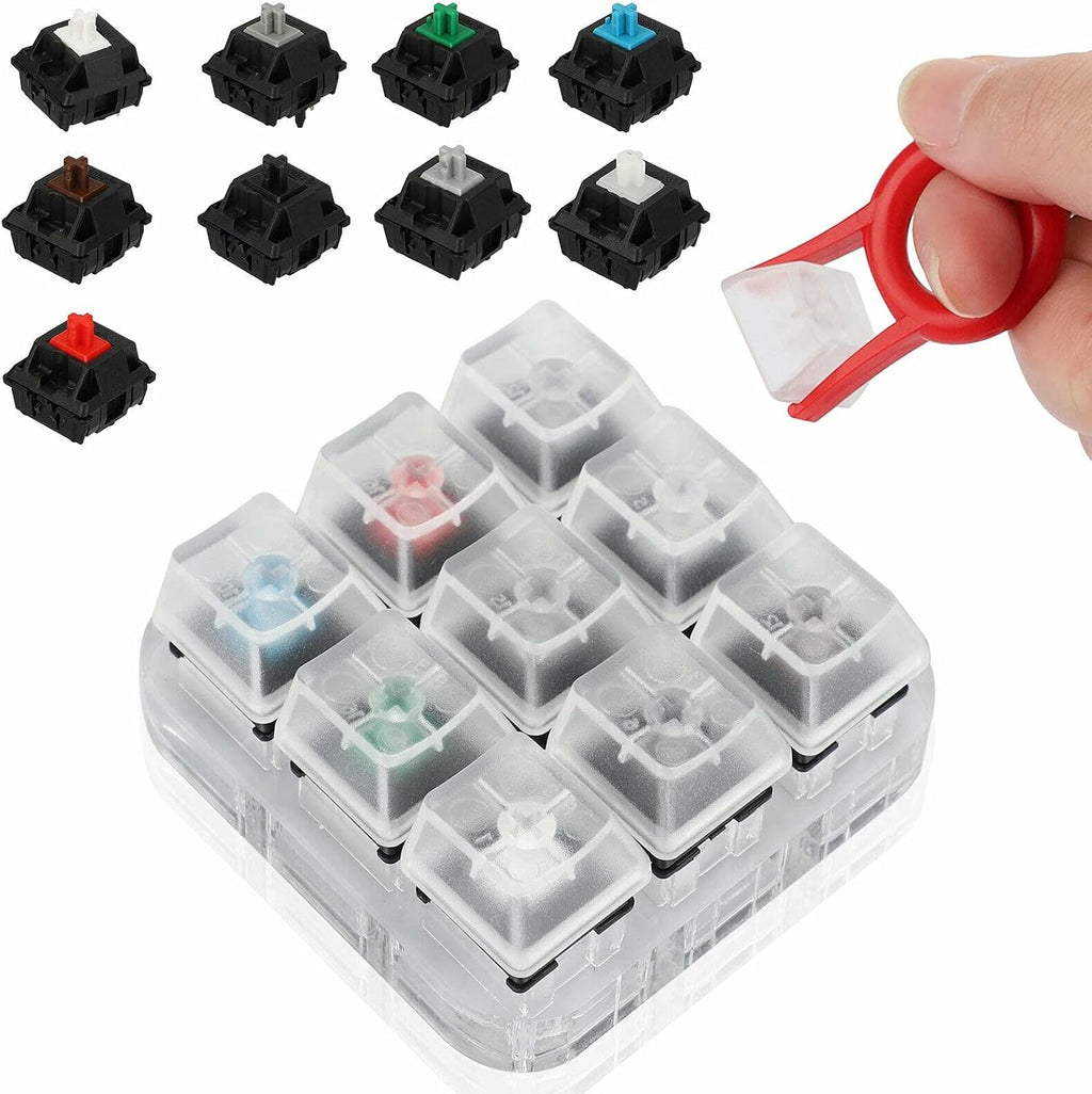 Mechanical Keyboard Switch Tester Kit – 9 Keys Sample Testing Board