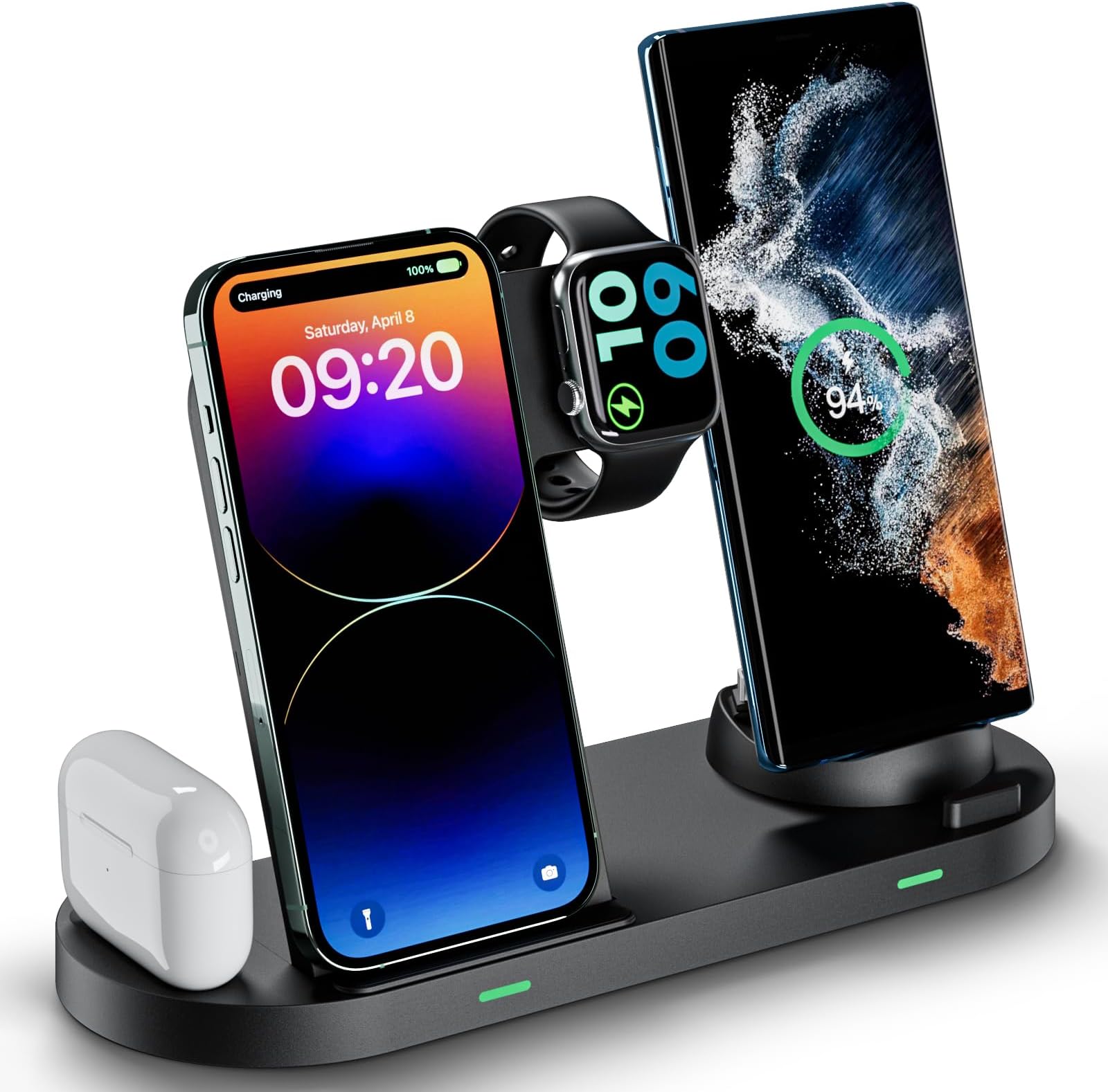 Wireless Charging Stand 3-in-1 – iPhone, Apple Watch & AirPods Charging Dock