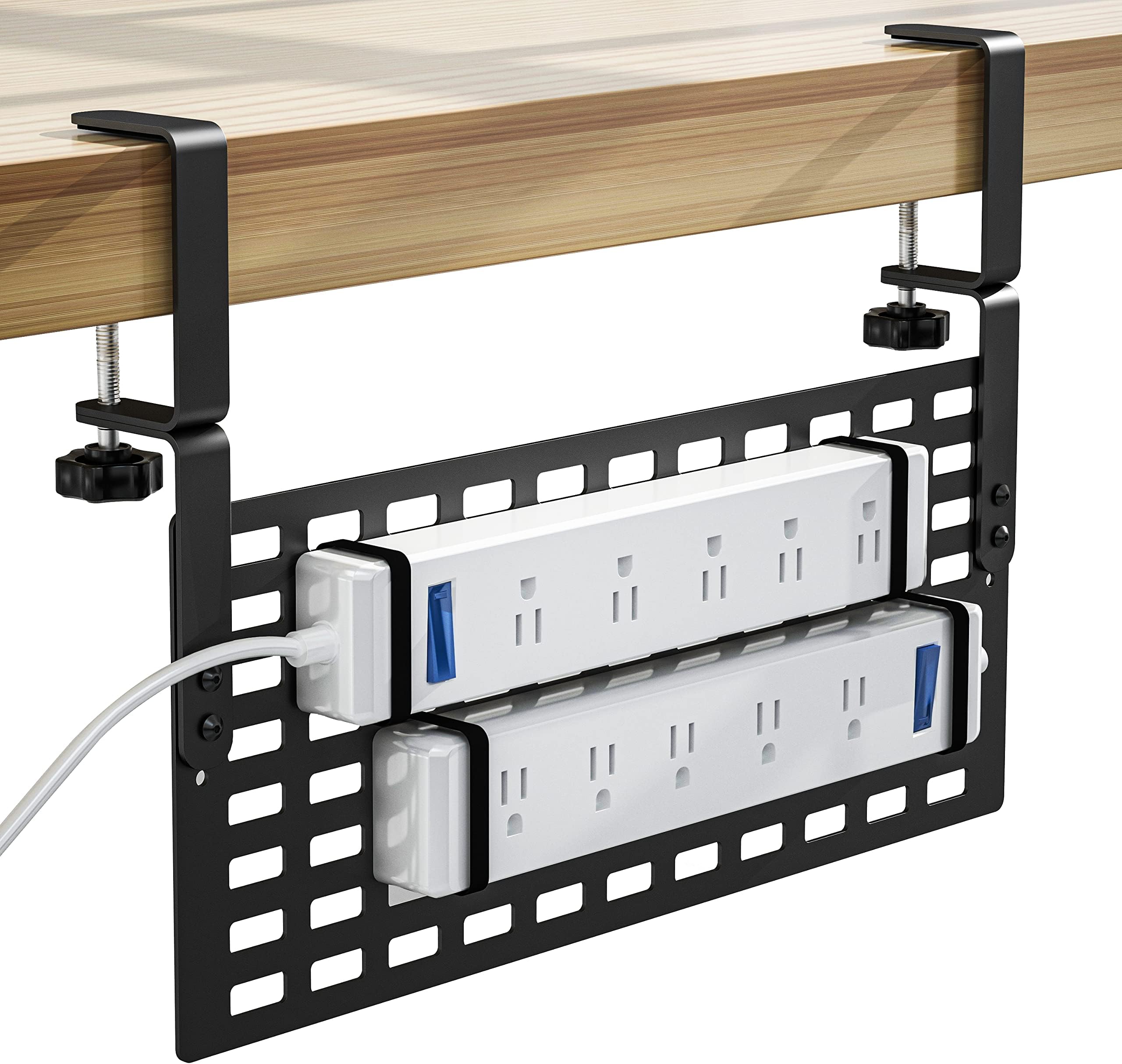 Cable Organizer Box – Desktop Power Strip & Cable Management Station