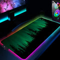 LED Gaming Desk Mat XXL Extended Mouse Pad – RGB Border Waterproof 800x300mm