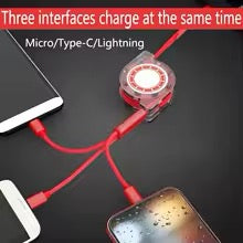 3-in-1 Gaming Controller Charging Cable (Type-C)