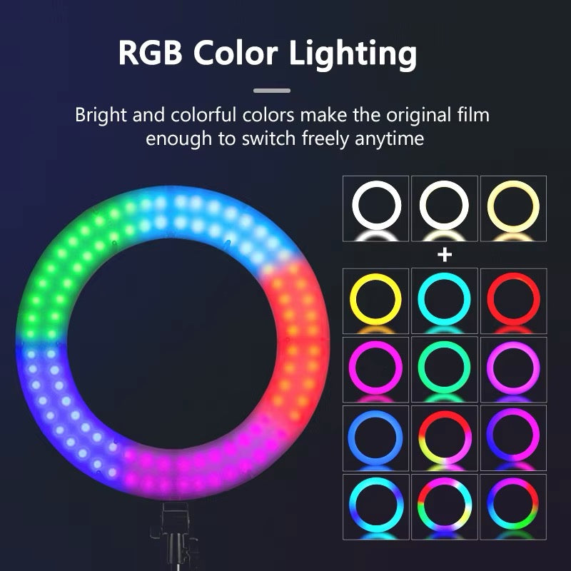 10" Ring Light with Phone Holder for Gaming & Streaming