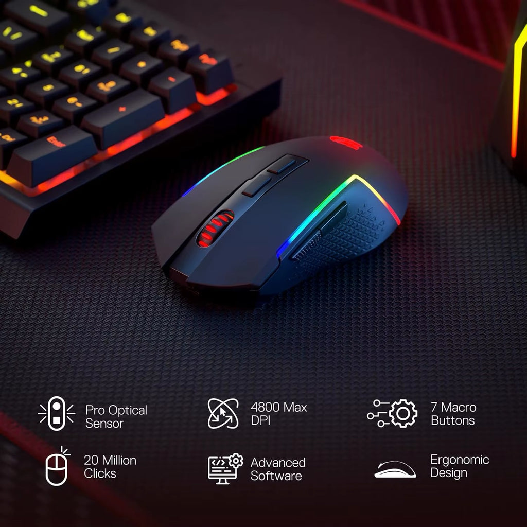Redragon S142 Wireless Gaming Keyboard & Mouse Combo