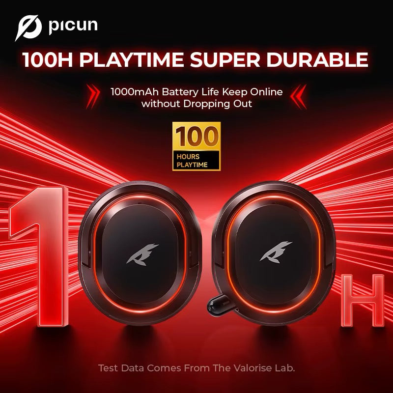 Picun G2 2.4G Wireless Gaming Headset Bluetooth Headphones