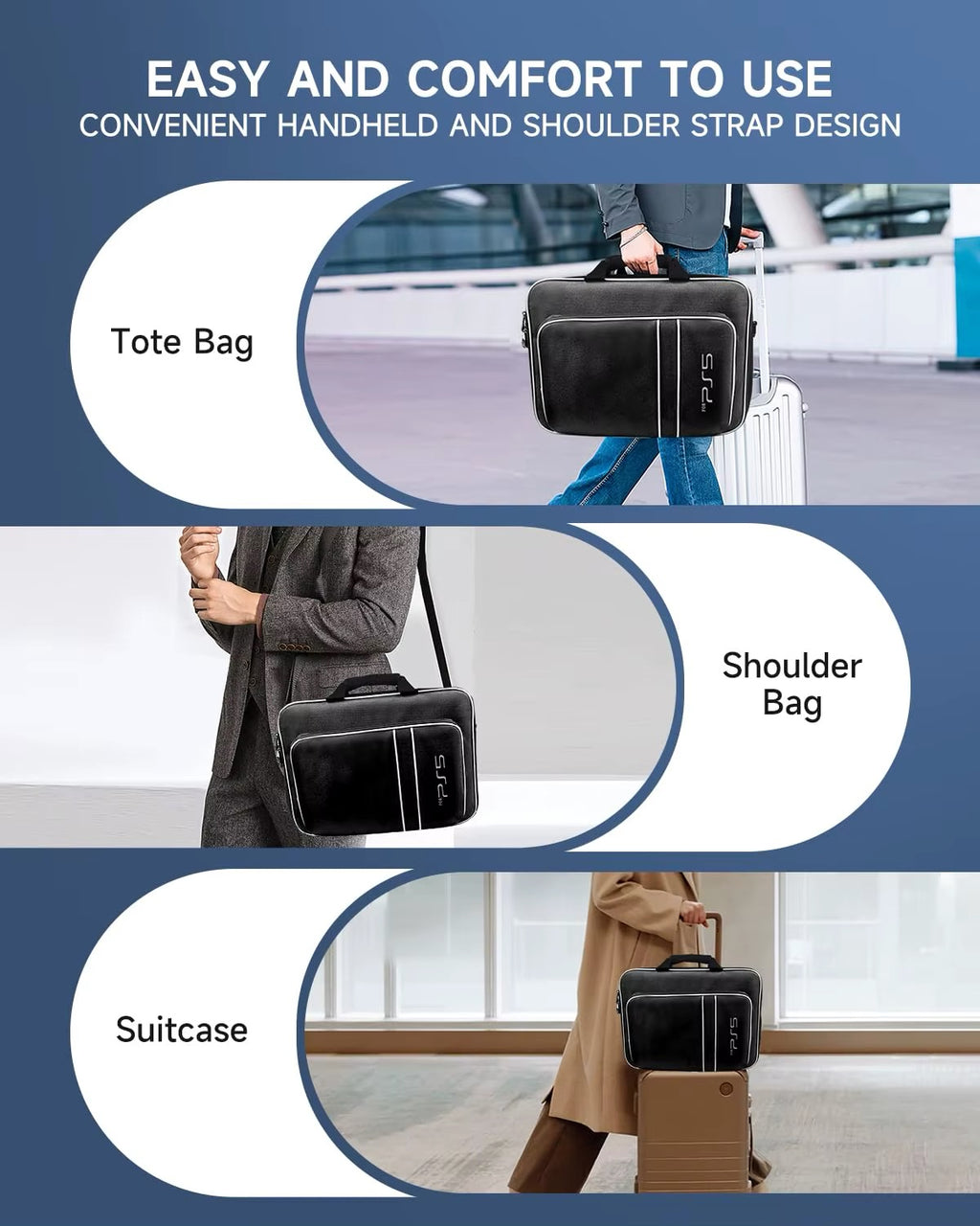 PS5 Travel Case for PS5 Protective Case Bag