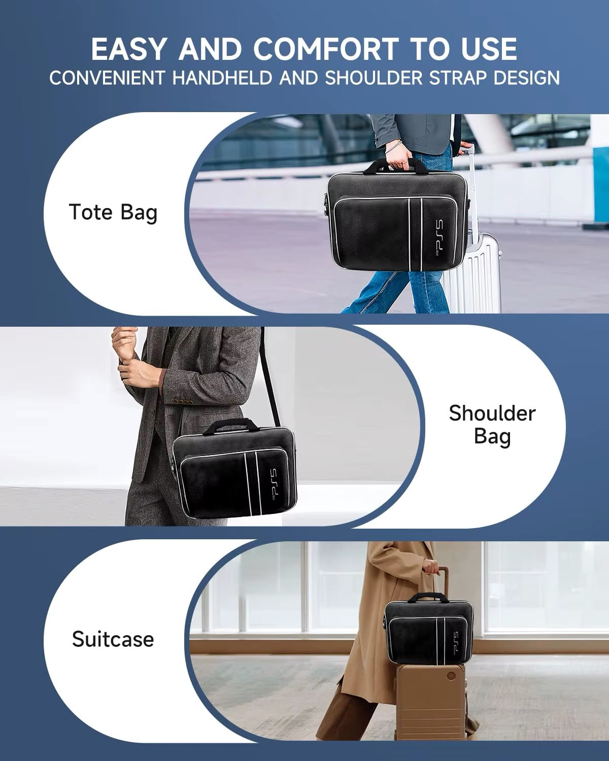 PS5 Travel Case for PS5 Protective Case Bag