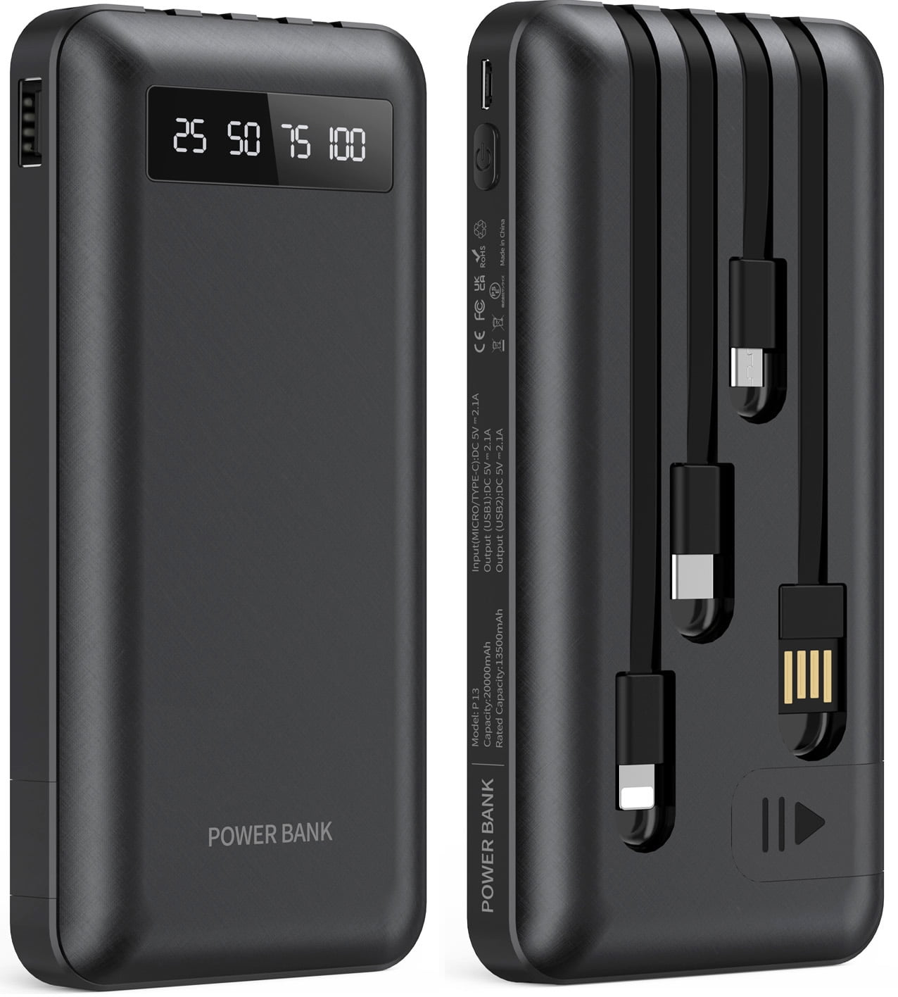 20000mAh USB-C Power Bank Fast Charge 65W PD – Baseus Portable Charger