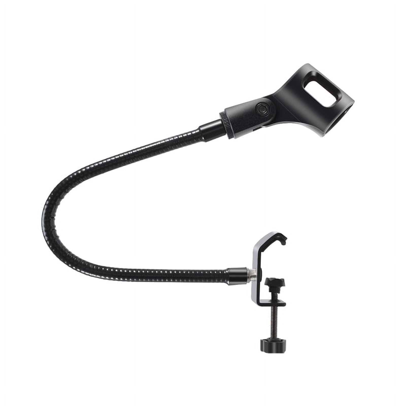 Flexible Gooseneck Desk Mount Phone & Webcam Holder – Clip-On Stand