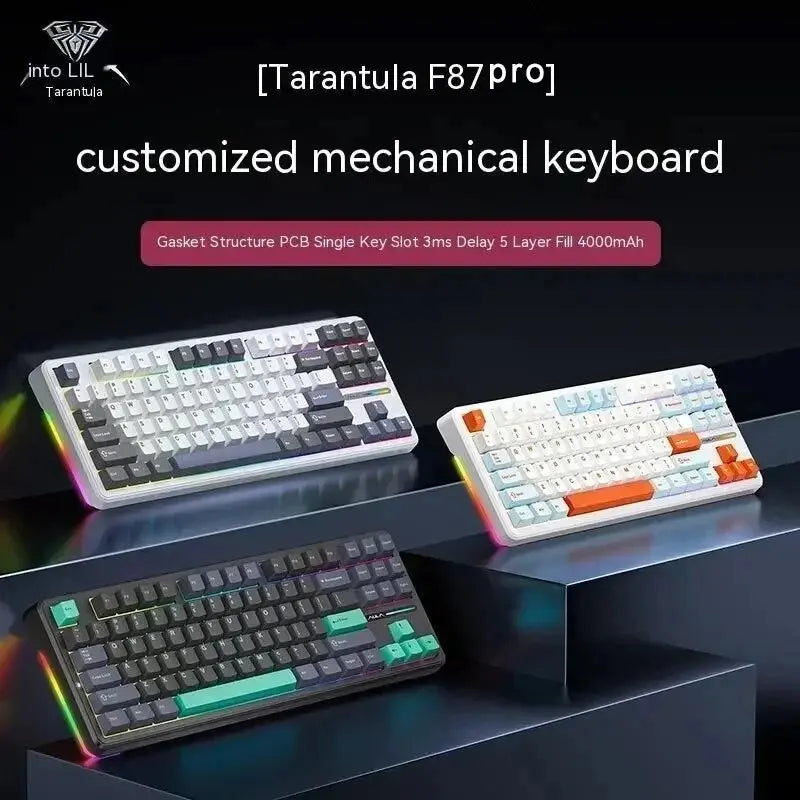AULA F87 Pro RGB Wireless Mechanical Gaming Keyboard Tri-Mode