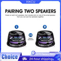 RGB Portable Bluetooth Gaming Speaker 360 Sound Phone Holder
