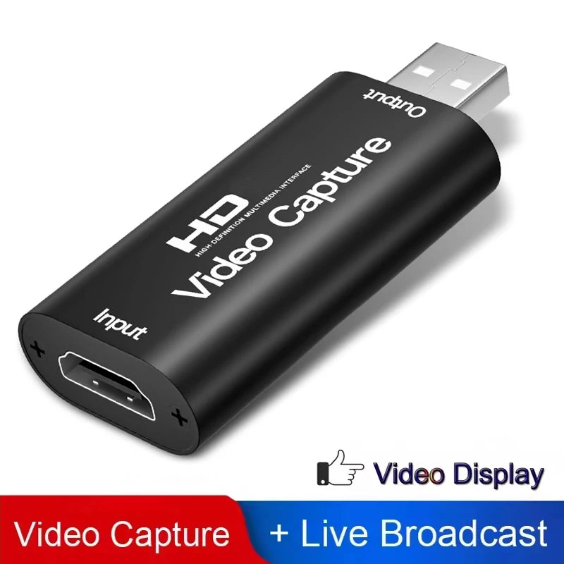 4K HDMI USB Capture Card Game Screen Recorder Streaming