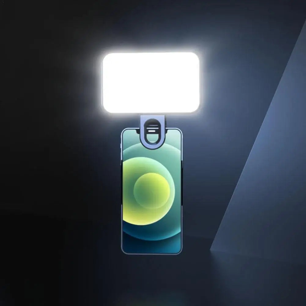 Clip-On LED Ring Light USB Fill Light Streaming Video Calls