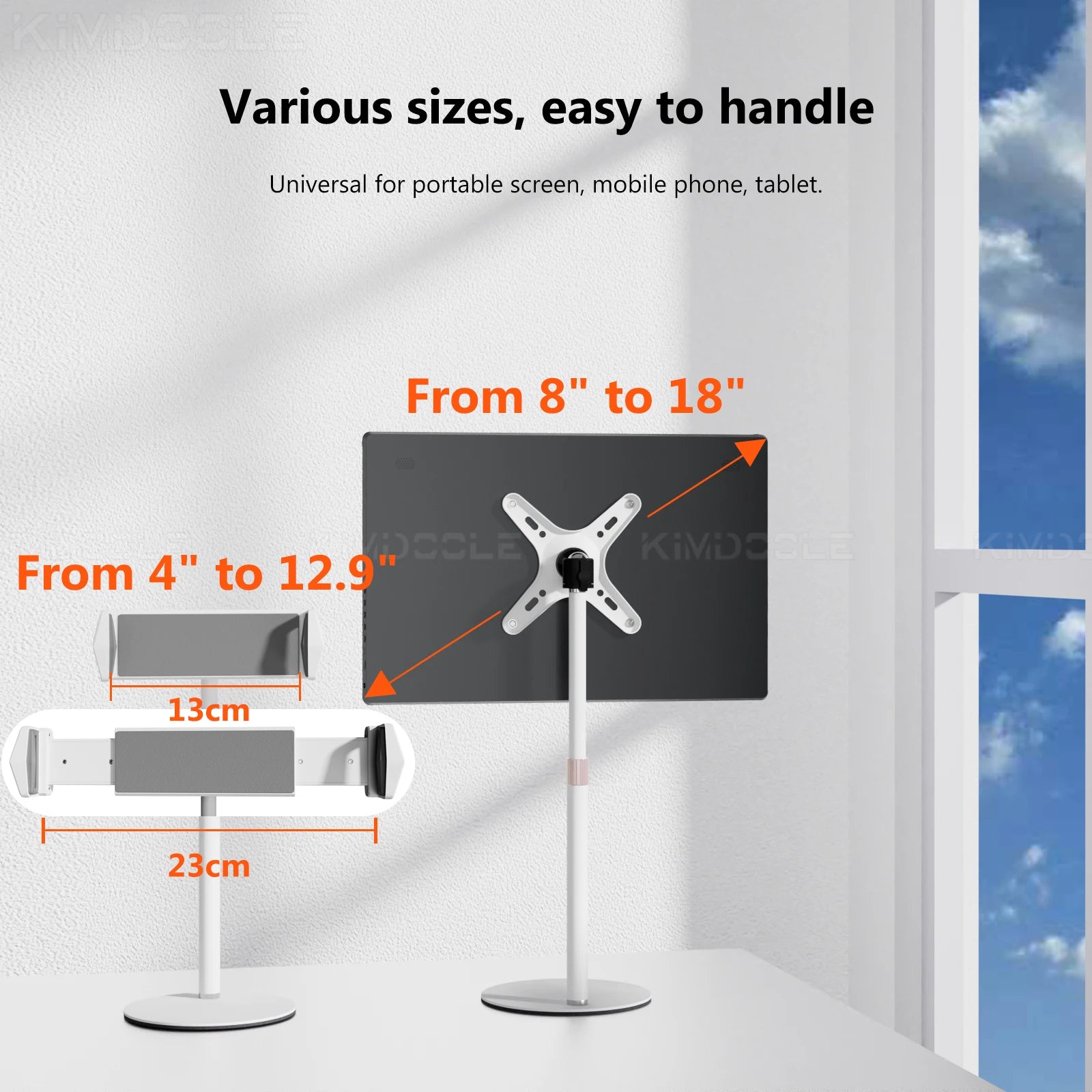 Adjustable Monitor Tablet Desk Mount Stand VESA