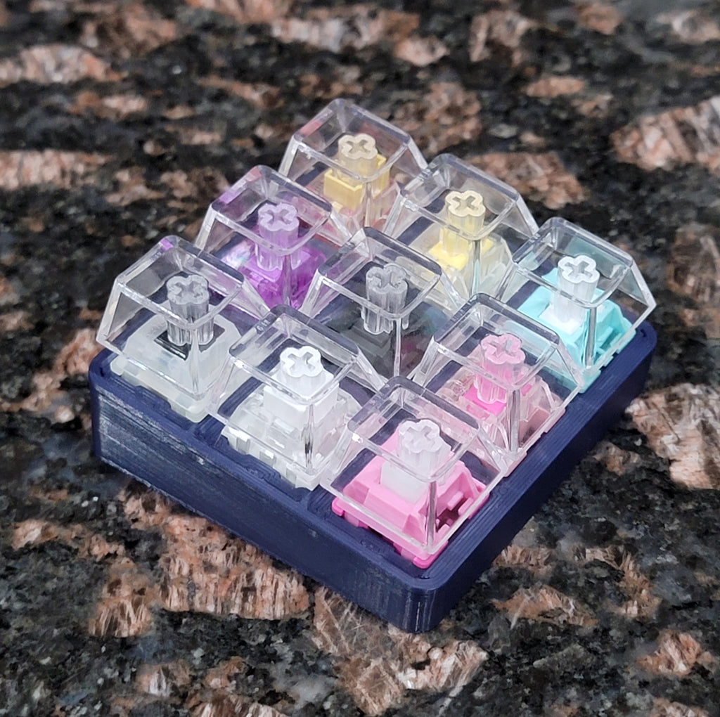 Mechanical Keyboard Switch Tester Kit – 9 Keys Sample Testing Board