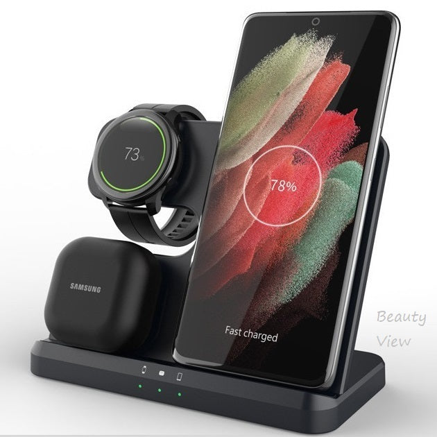 Wireless Charging Stand 3-in-1 – iPhone, Apple Watch & AirPods Charging Dock