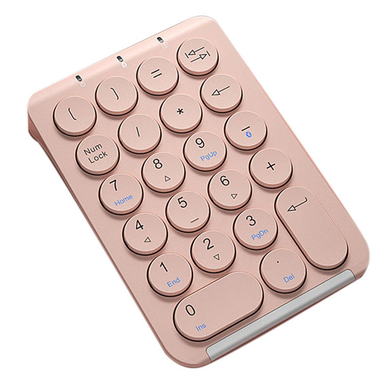 Foldable Wireless Mechanical Numpad – 22-Key USB Number Pad with Backlight